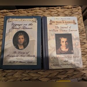 Dear America Book Bundle - Voyage on the Great Titanic & My Name Is America